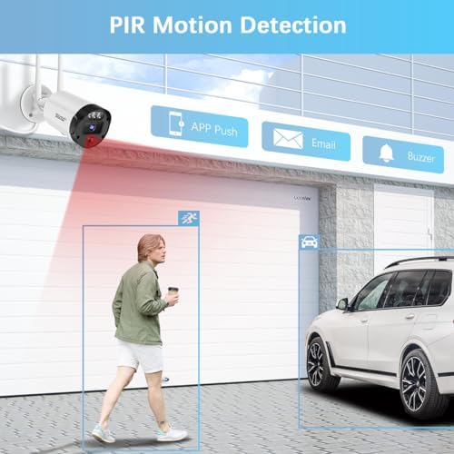 Outdoor Wireless Security Camera System, Wireless Cameras for Home Security