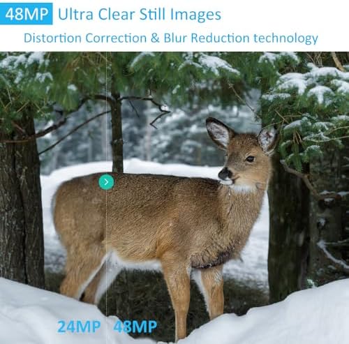 GardePro E5 Non-Cellular Trail Camera, 48MP Photo & 1296P HD Video