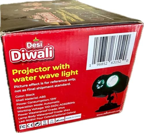 Holiday Halloween Valentine Party Christmas Diwali Projector Light (Indoor, O...