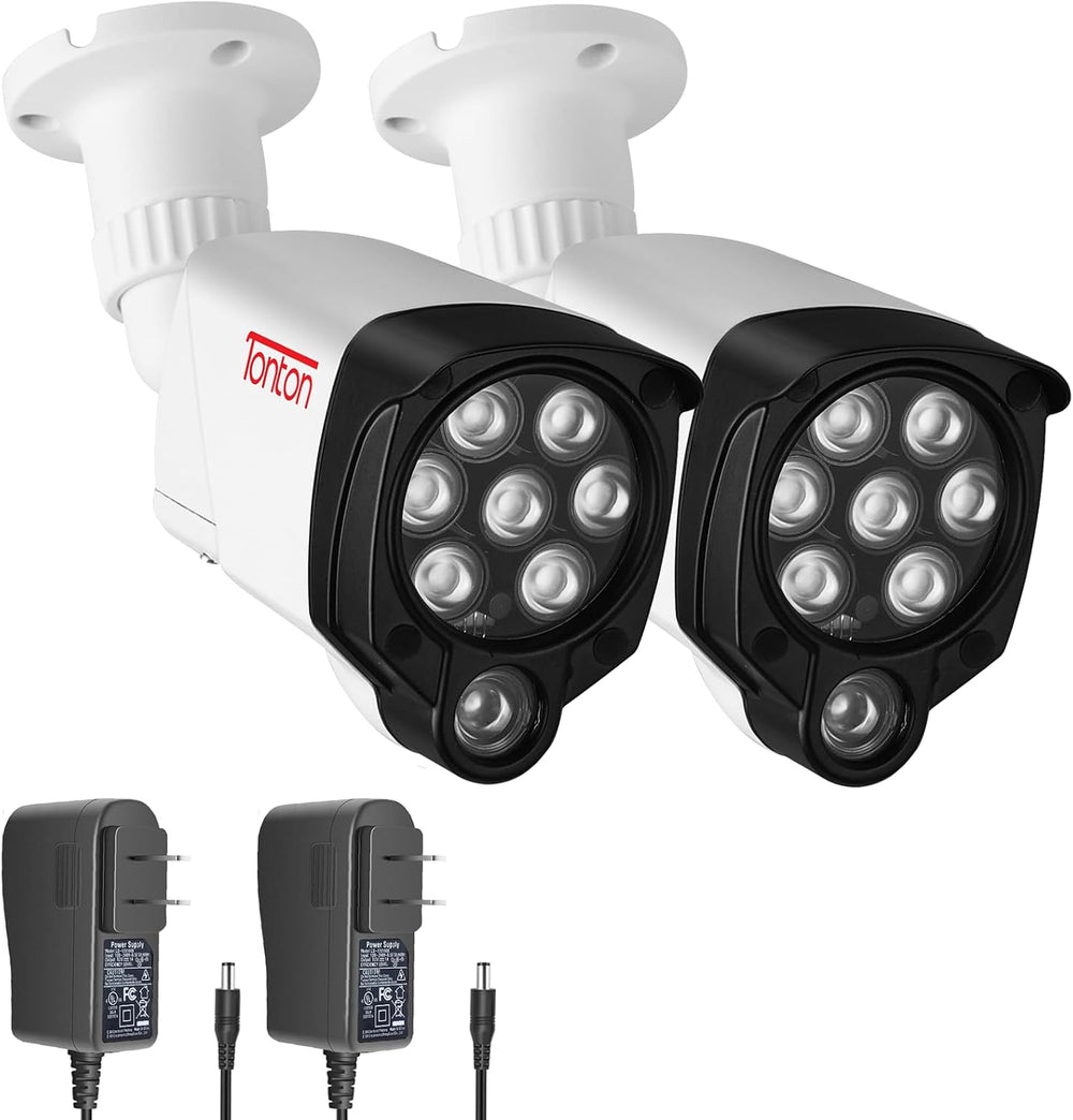 Tonton 2Pack LED IR Illuminator Wide Angle 8-LEDs 90 Degree 100Ft IR Infrared...