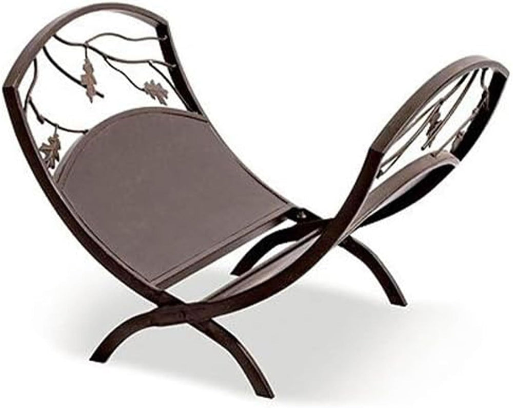 Panacea Colonial Compact Foldable Open Top Powder-Coated Steel Oak Leaf Desig...