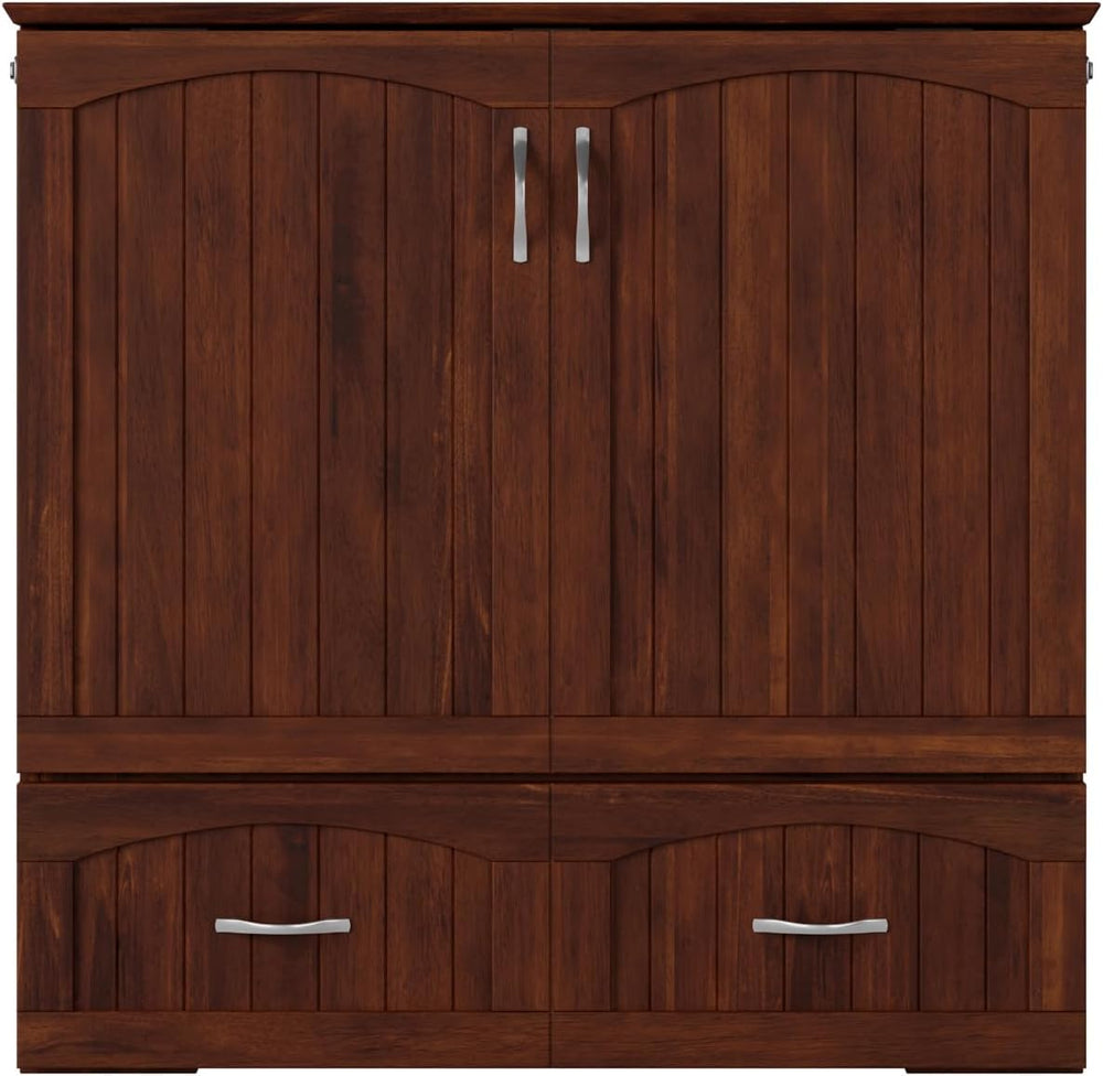 AFI, Southampton Murphy Bed Chest Twin XL with 6" Mattress & Drawer,...