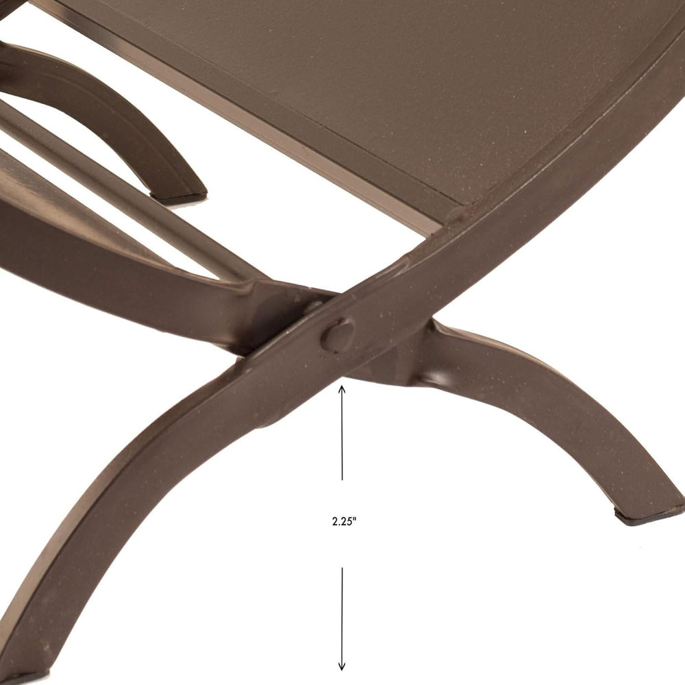 Panacea Colonial Compact Foldable Open Top Powder-Coated Steel Oak Leaf Desig...