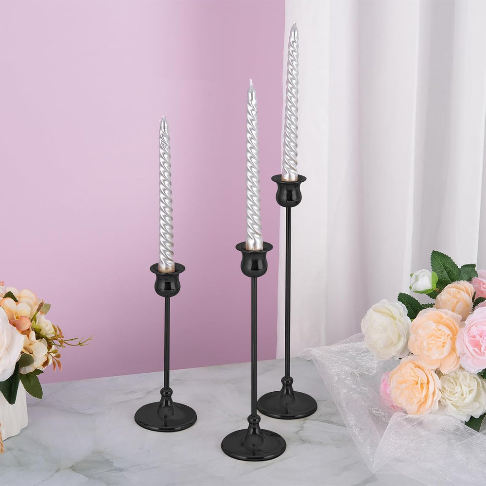 Metal Candle Holder Taper Candlestick Holders for Candle Sticks Vintage Cande...