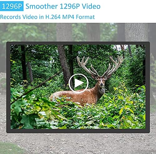 GardePro E5 Non-Cellular Trail Camera, 48MP Photo & 1296P HD Video