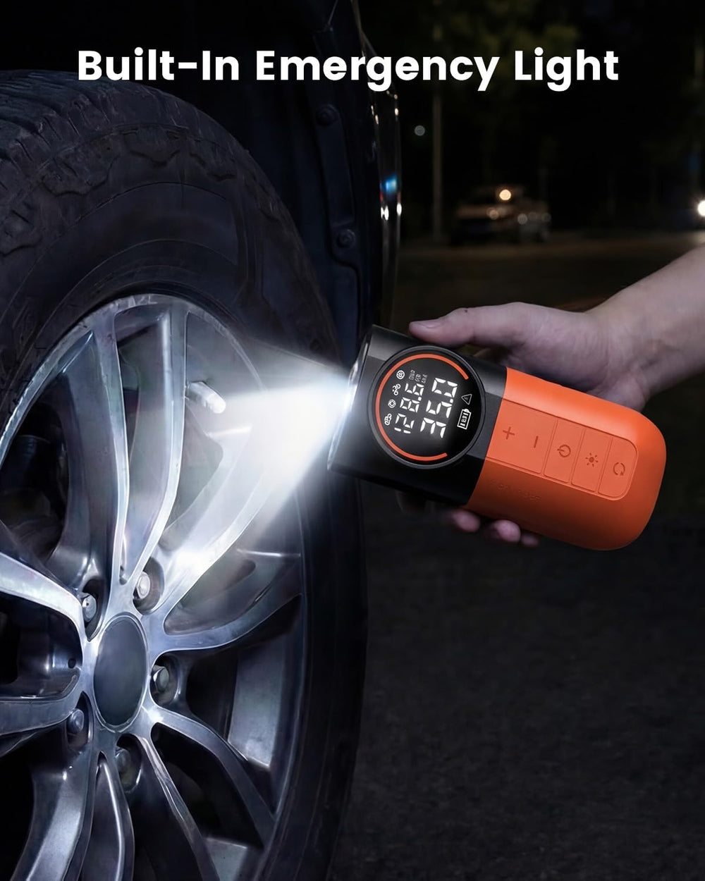 ETENWOLF S1 Tire Inflator Portable Air Compressor, 160PSI Cordless Air Pump