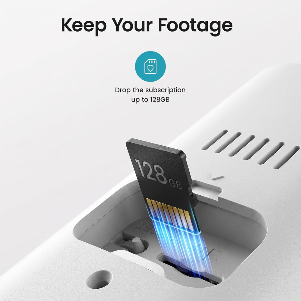 DEKCO 2K Outdoor Security Cameras, Wired WiFi