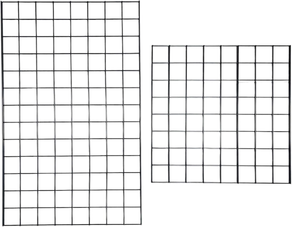 Only Hangers Heavy Duty 2' x 5.5' Gridwall Art Display Panel with EZ ...