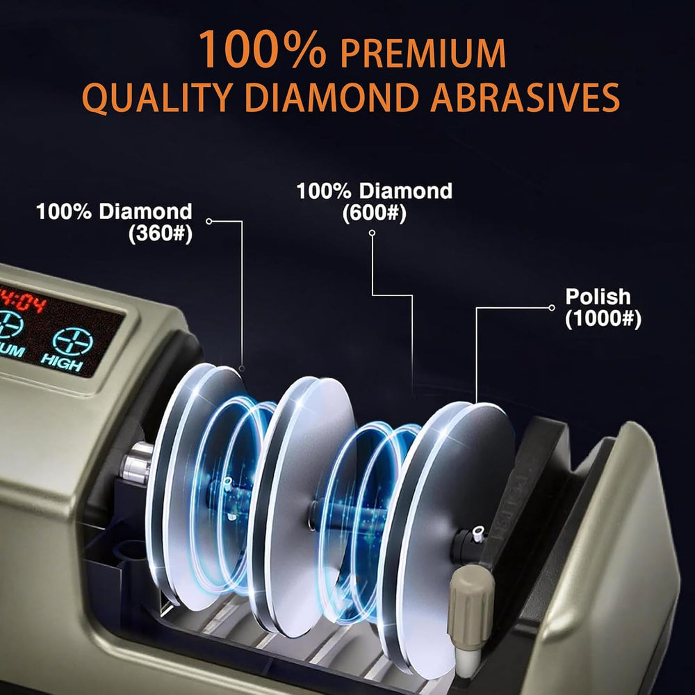 5-in-1 Electric Knife Sharpener for Kitchen Knives-Scissor Sharpener