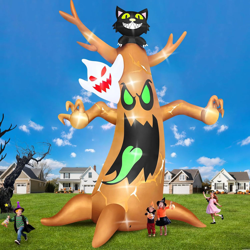 20FT Halloween Inflatables Outdoor, Kalolary Giant Ghost Tree Inflatable