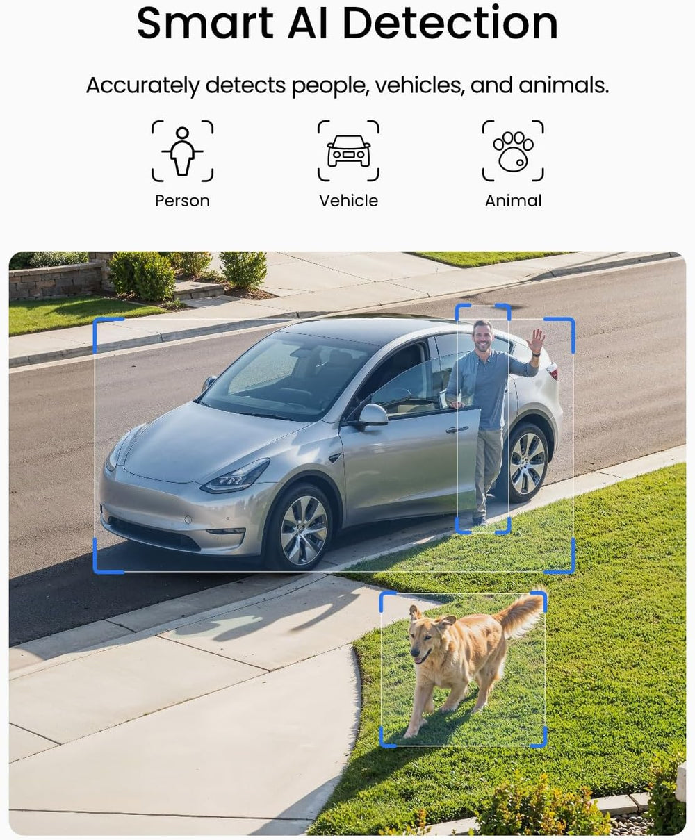 REOLINK 3K Security Cameras Wireless Outdoor Dual-Band WiFi 6, Argus Solar