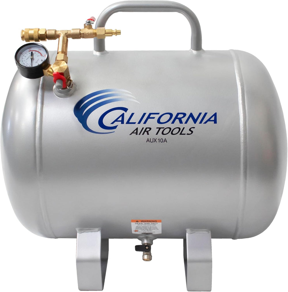 California Air Tools CAT-AUX10A Lightweight Portable Aluminum Air Tank, 10 Ga...