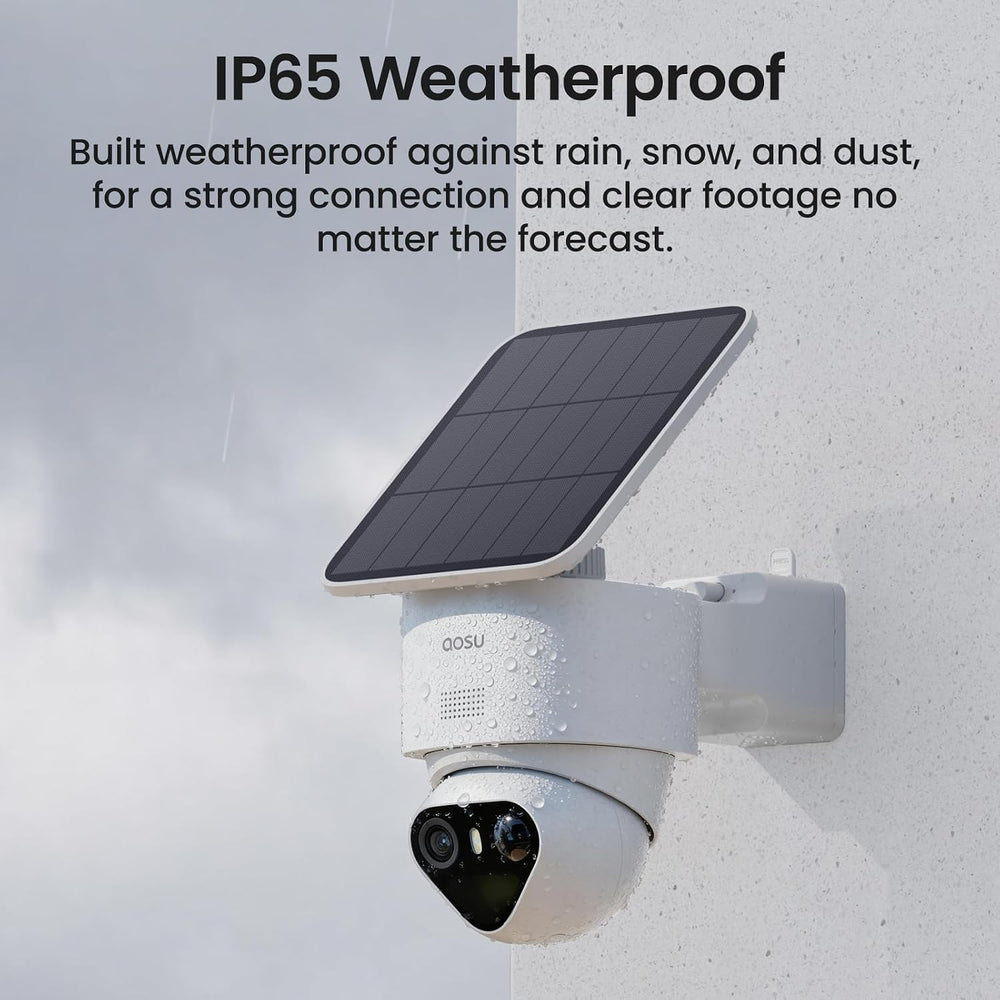 aosu T2 Ultra 4K Security Camera Wireless Outdoor, 360° AI Triple Detection