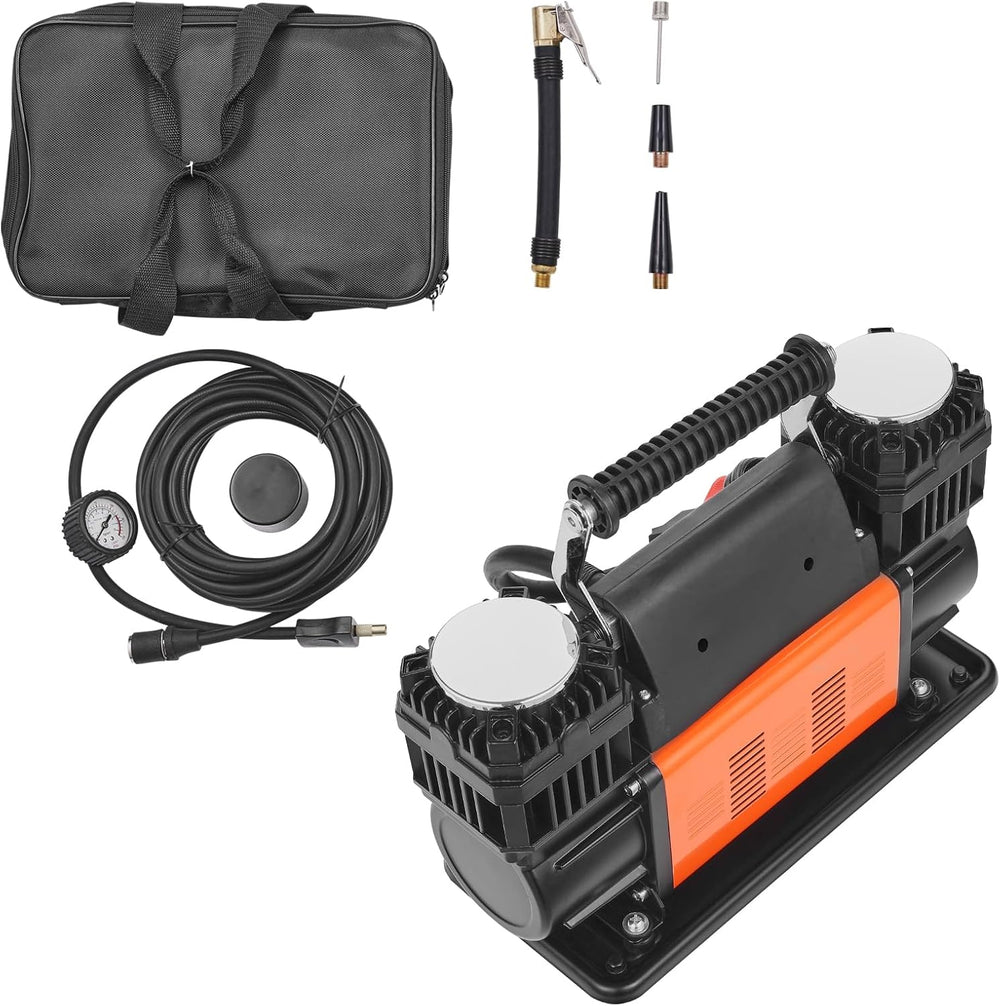 VEVOR 10.6 CFM Heavy Duty Air Compressor, 30s Fast Inflation | 1080W Dual-Cyl...