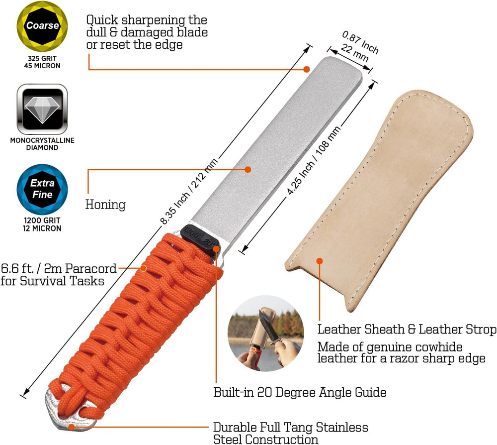 SHARPAL 181N Dual-Grit Diamond Sharpening Stone File