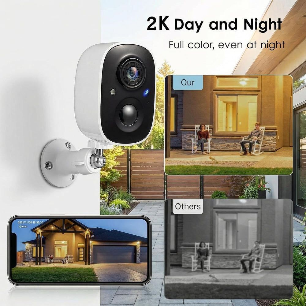 GMK VicoHome Remote Access, Security Cameras Wireless Outdoor, 2K Video