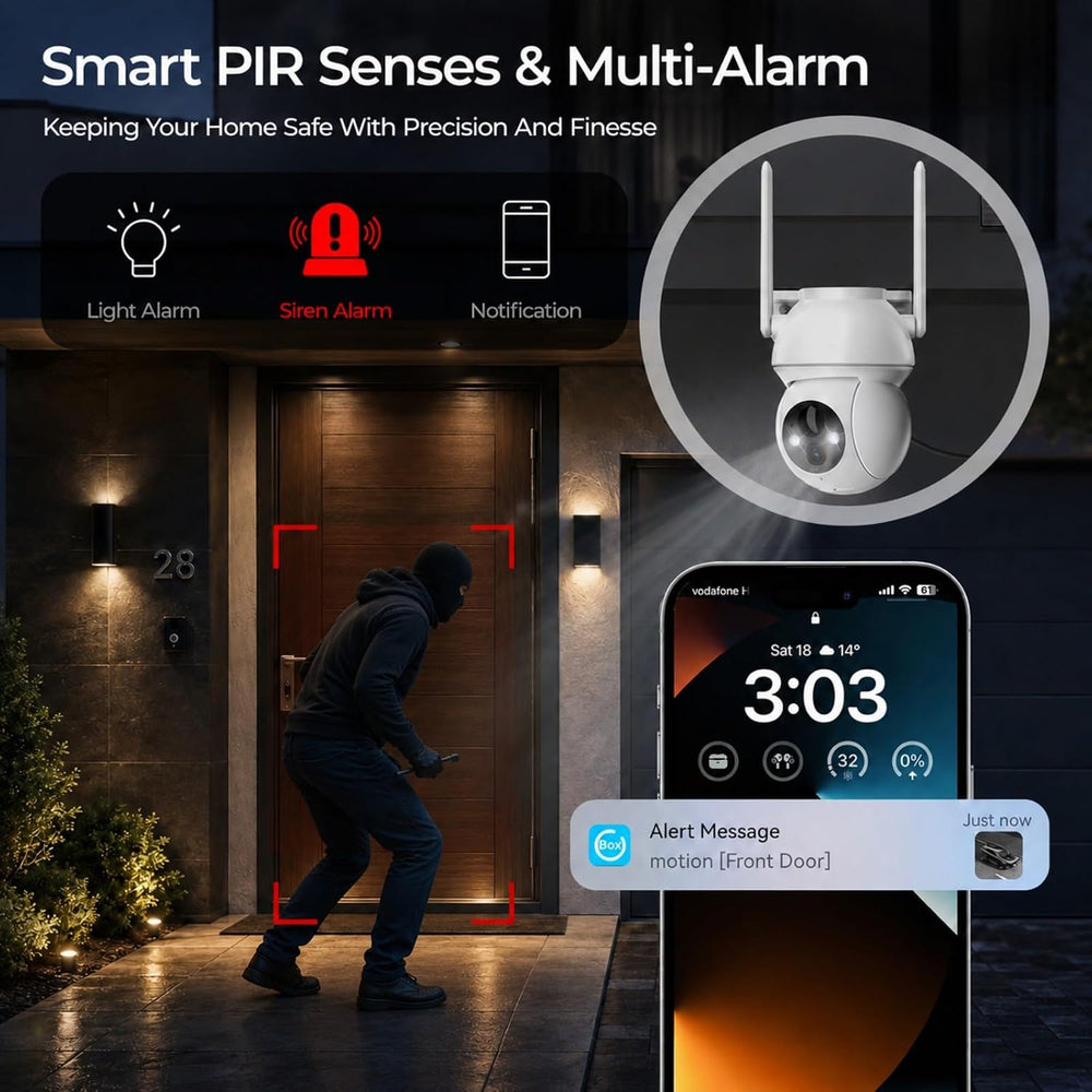 Add One on Solar Security Camera System, 2K Video