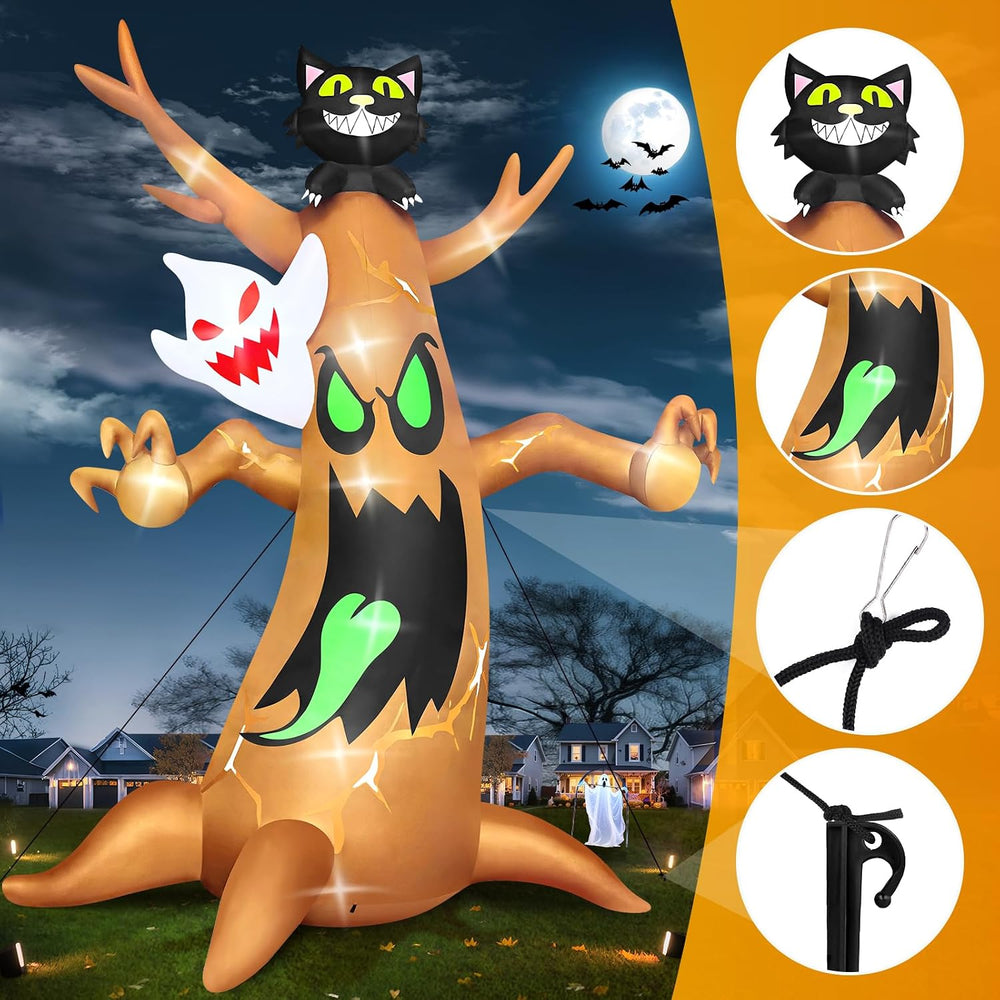 20FT Halloween Inflatables Outdoor, Kalolary Giant Ghost Tree Inflatable