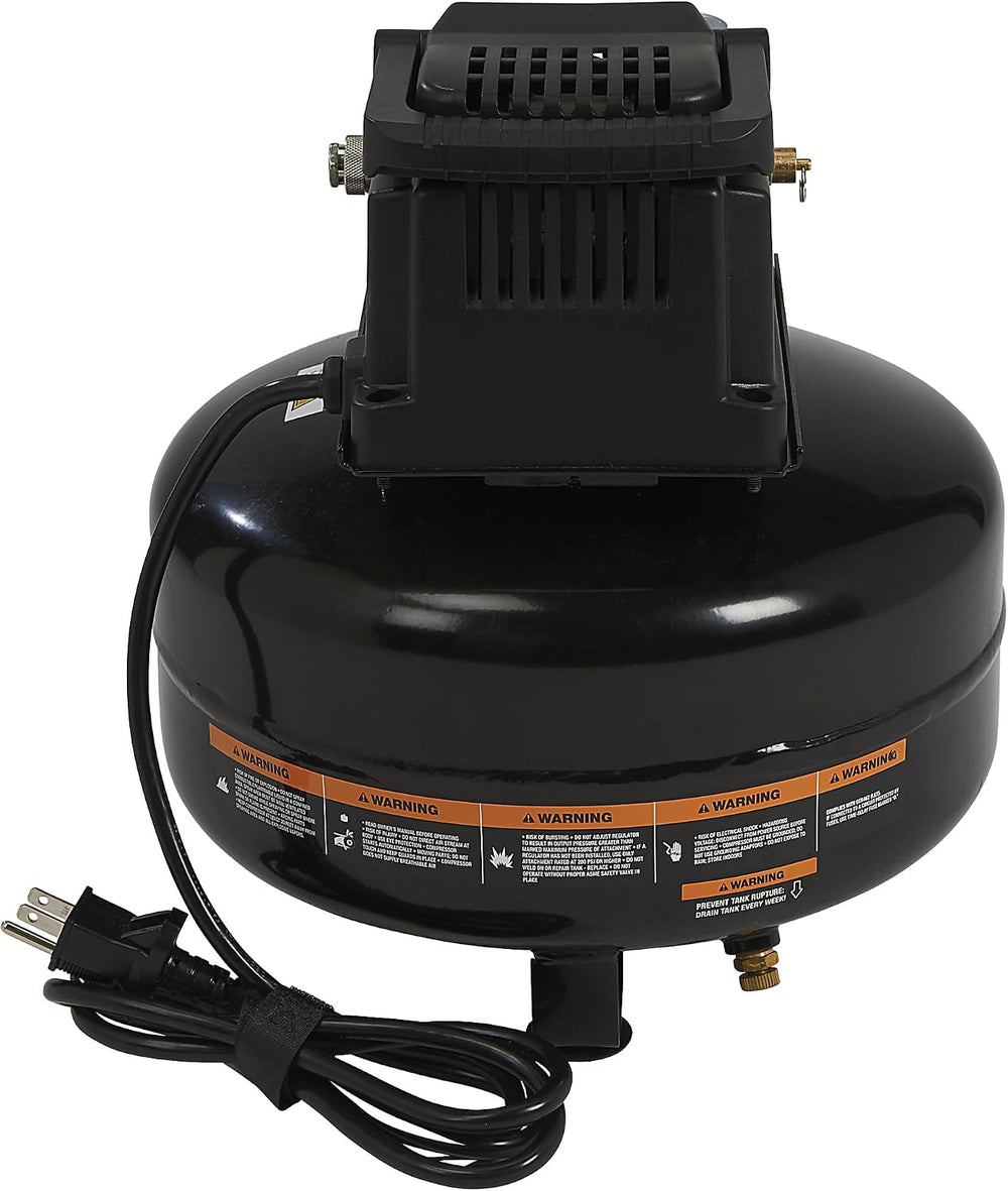Ironton Oil-Free Pancake Air Compressor, 0.3 HP, 3 Gallon, 110 PSI