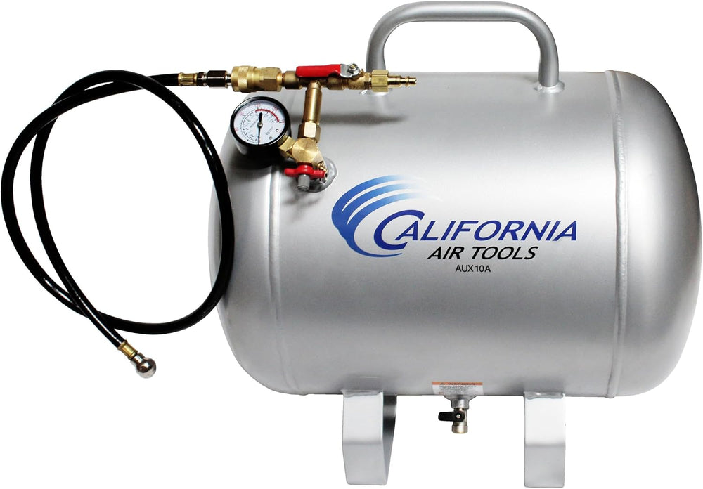California Air Tools CAT-AUX10A Lightweight Portable Aluminum Air Tank, 10 Ga...