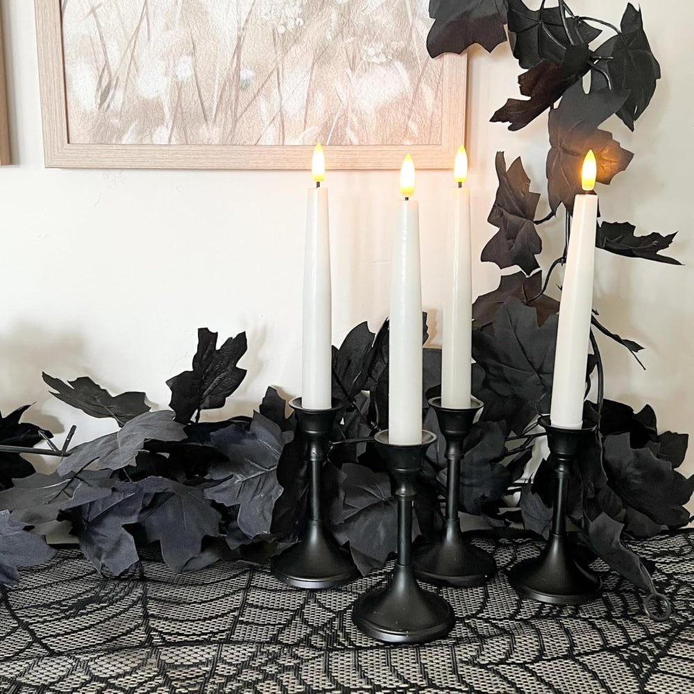 CQURE 14 Pack Black Fall Leaf Garland, Total 82.6Ft Halloween Garland Hanging...