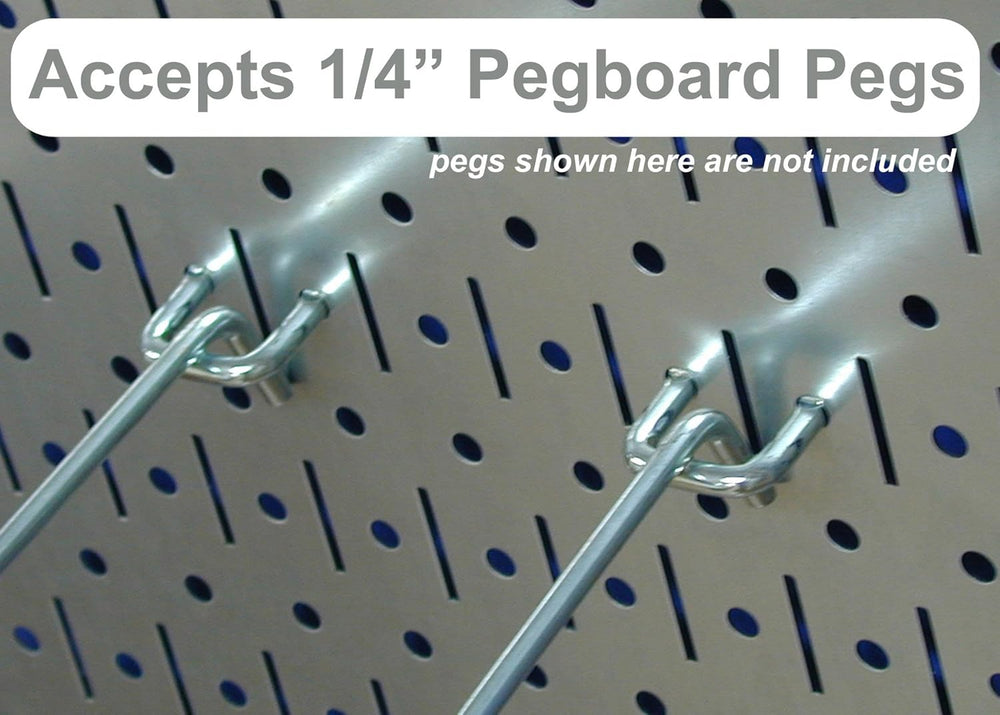 Wall Control 30-P-3232B Black Metal Pegboard Pack - (2) 32" Tall x 16&qu...