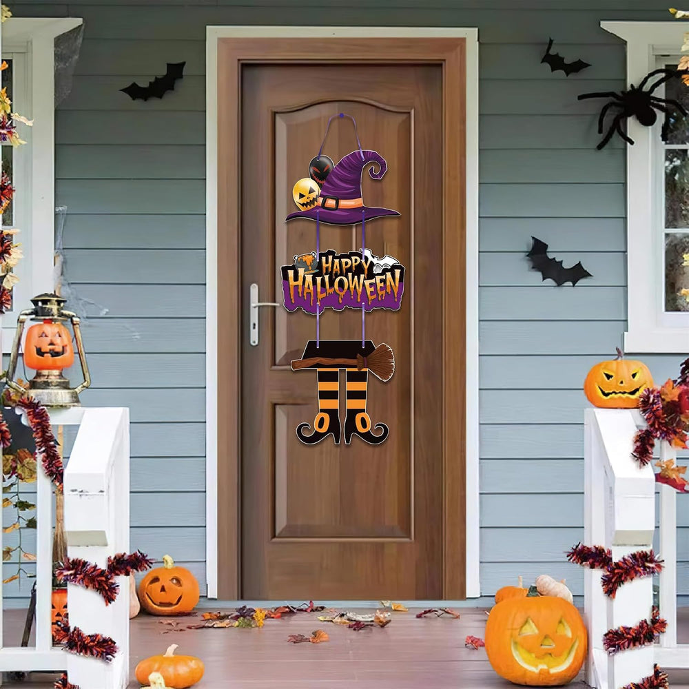 Halloween Metal Pumpkin Yard Stakes, Detachable and Stackable Pumpkin Signs G...