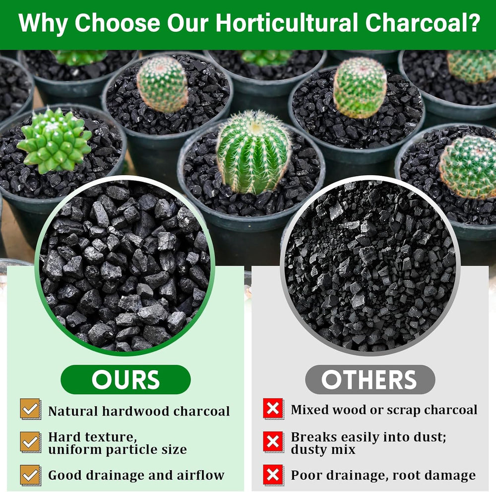 Legigo 10QT Horticultural Charcoal- Natural Biochar Soil Amendment