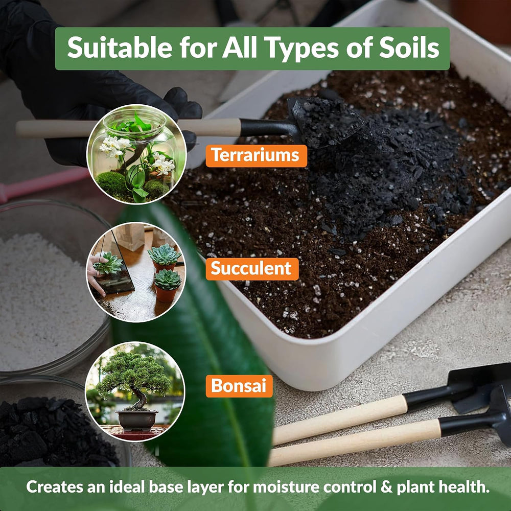 Old Potters Premium Horticultural Charcoal Chips, Natural Soil Amendment for ...
