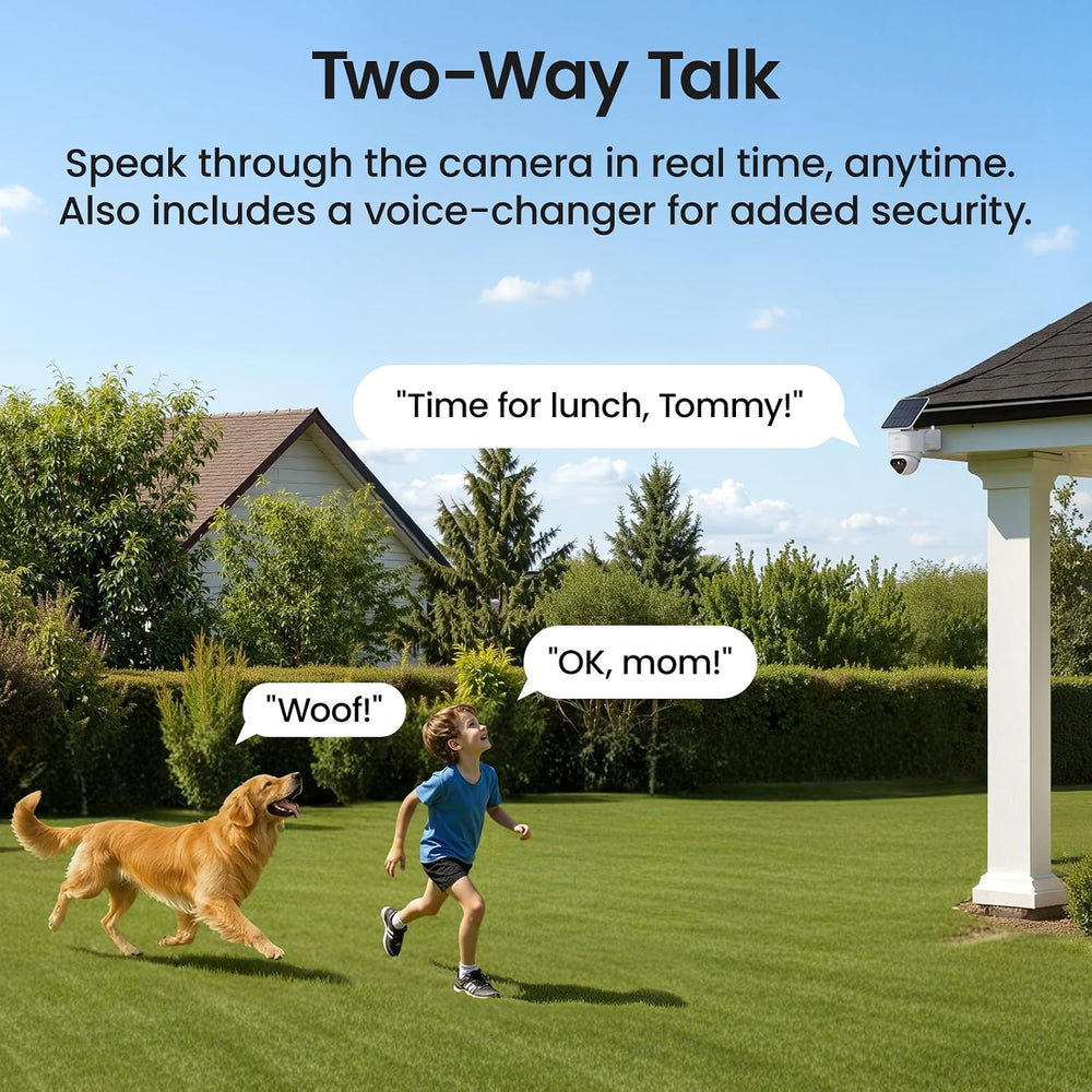 aosu T2 Ultra 4K Security Camera Wireless Outdoor, 360° AI Triple Detection