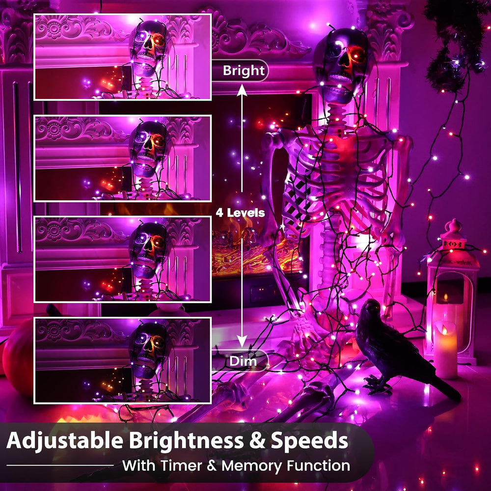 iShabao RGB Color Changing String Lights, 115 FT 300 LED Halloween Lights