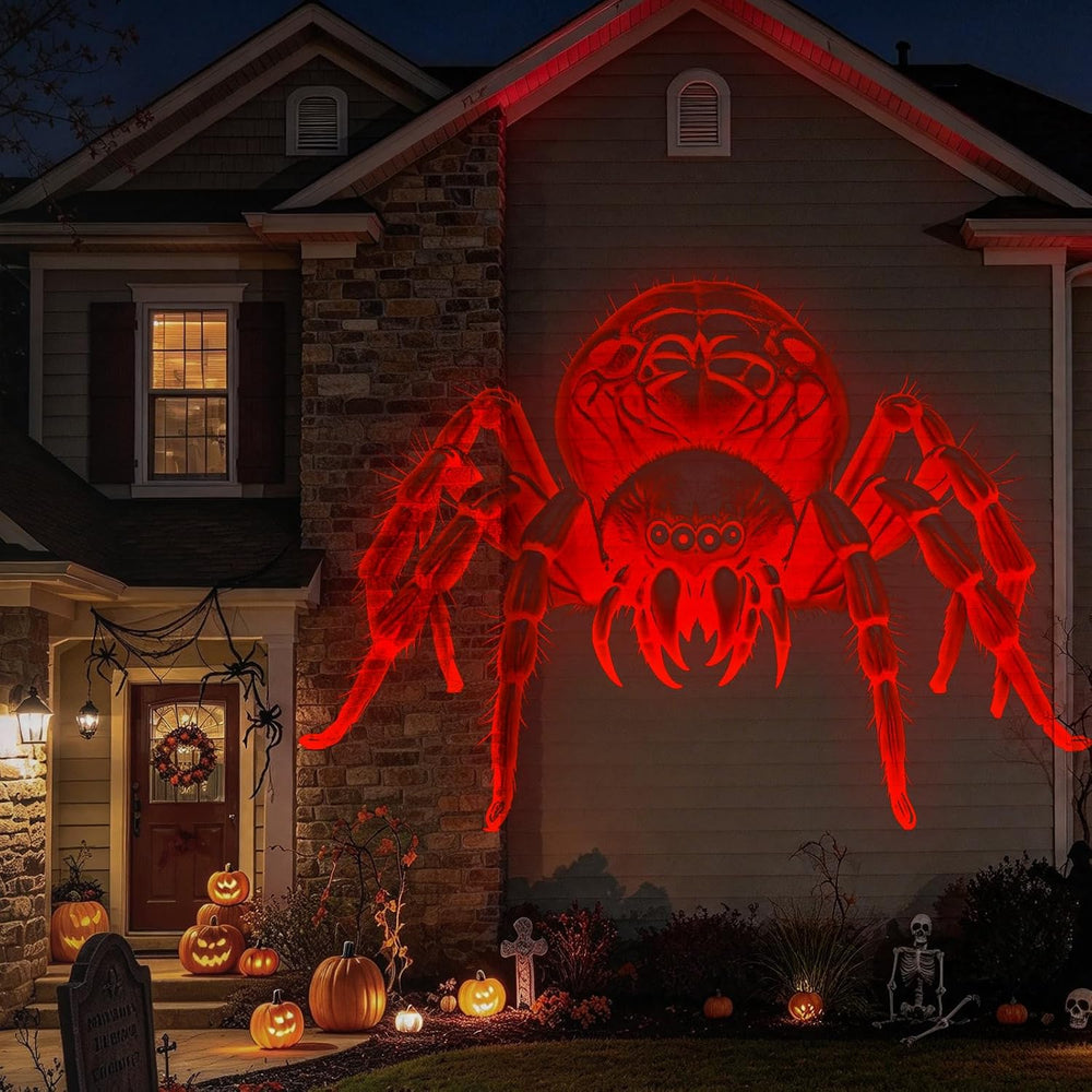 12 in 1 Halloween Projector Outdoor - 3D Dynamic Halloween Decorations,Cleare...