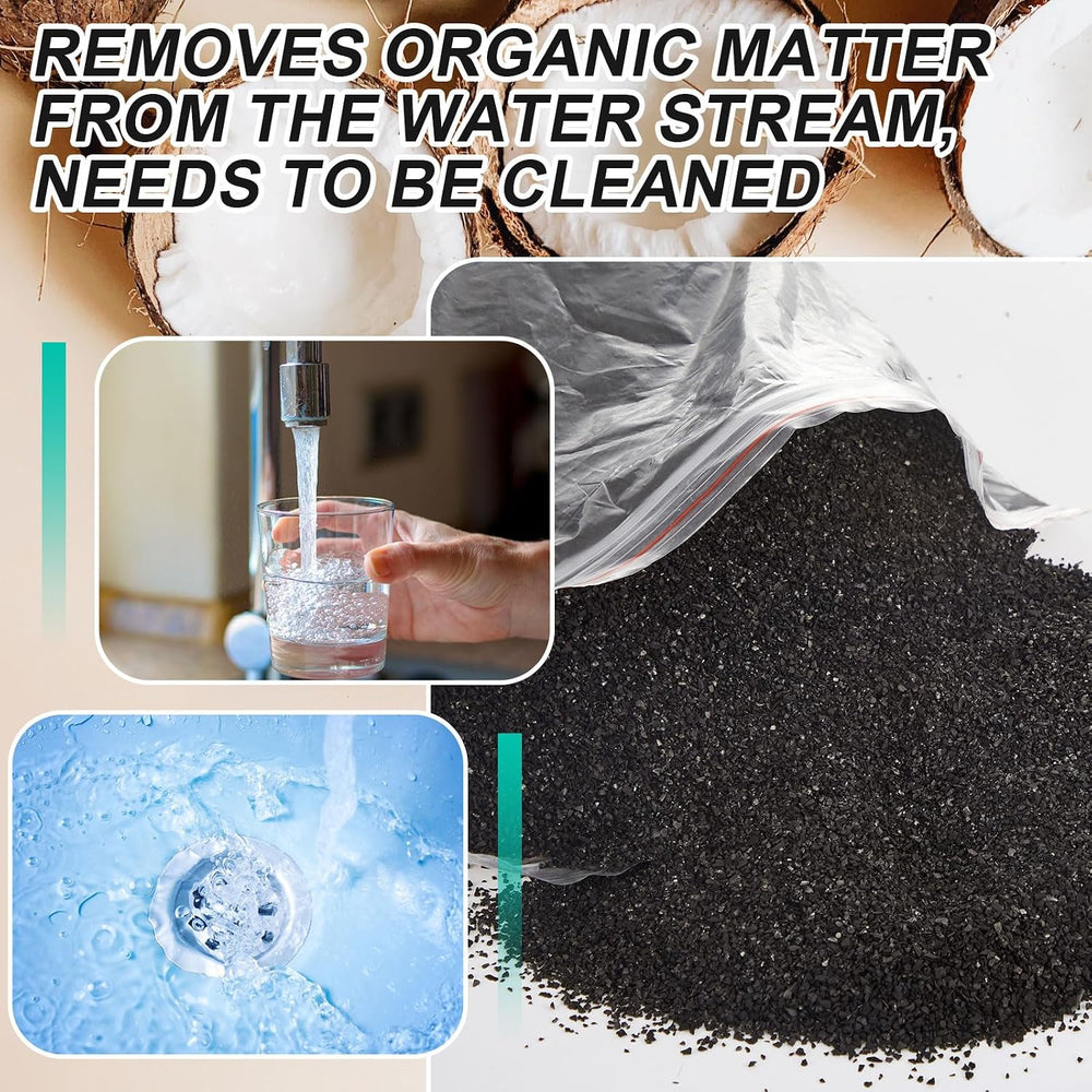 Threlaco 10lbs Activated Charcoal Powder Bulk, 0.02 x 0.07 Inch