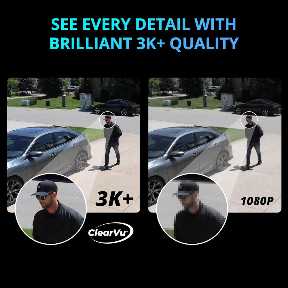 Defender AI Powered Guard Pro 3K Plus Dual Lens PTZ WiFi 6/Bluetooth Plug-in ...