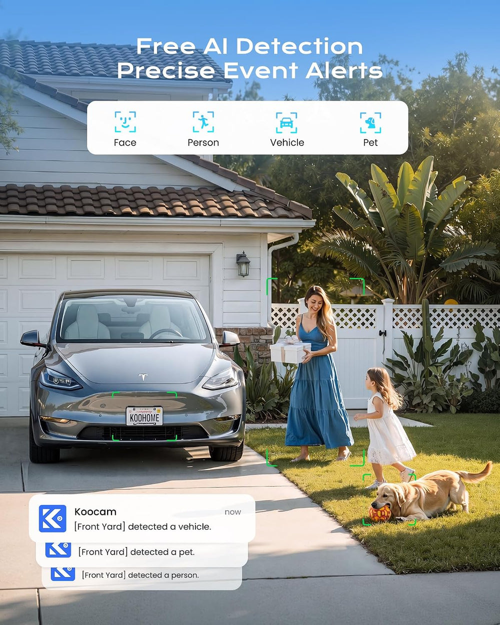4K Solar Security Camera Outdoor Wireless,360° PTZ,No Subscription