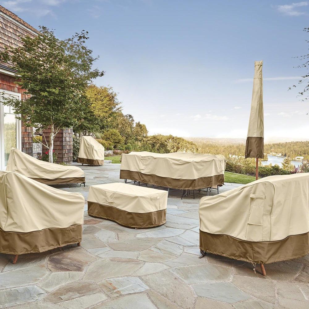 Classic Accessories Veranda Water-Resistant 8 Foot Log Rack Cover, Patio Furn...