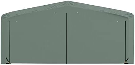 ShelterLogic ShelterTube Garage & Storage Shelter, 20' x 32' x 10' Heavy-Duty Steel Frame Wind and Snow-Load Rated Enclosure, Green