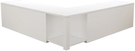 L Shape Corner Bench with Storage, Breakfast Nook Bench, Flip-Top Shoe Storage Benches with Cushion for Entryway, Hallway, Living Room, White & Grey