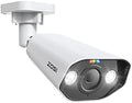 ZOSI ZG182 4K PoE Add-on Camera with 2-Way Talk,Weatherproof IP Camera for Outdoor Indoor Power Over Ethernet Surveillance System,Only Work PoE NVR