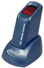 secugen hamster plus fingerprint scanner shown in use