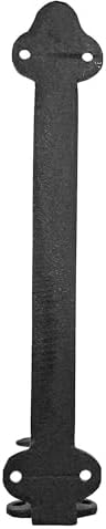 NACH Decorative Shelf Brackets, 1 Pack of 15 x 2 x 15 inch, Black Cast Iron Wall Shelf Brackets - Decorative Bookshelf Brackets - Victorian Style Shelf Bracket