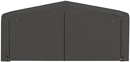 ShelterLogic ShelterTube Garage & Storage Shelter, 20' x 23' x 10' Heavy-Duty Steel Frame Wind and Snow-Load Rated Enclosure, Gray