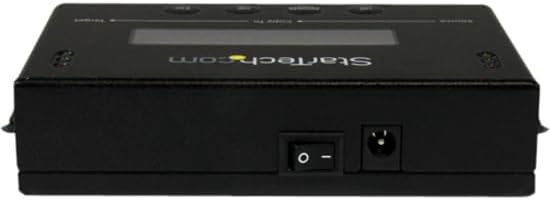 StarTech.com 1:1 Standalone Hard Drive Duplicator & Eraser, SATA HDD / SSD Disk