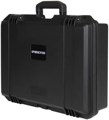 IP67 Waterproof Protective Hard Case with Custom Foam Insert, 18", Black