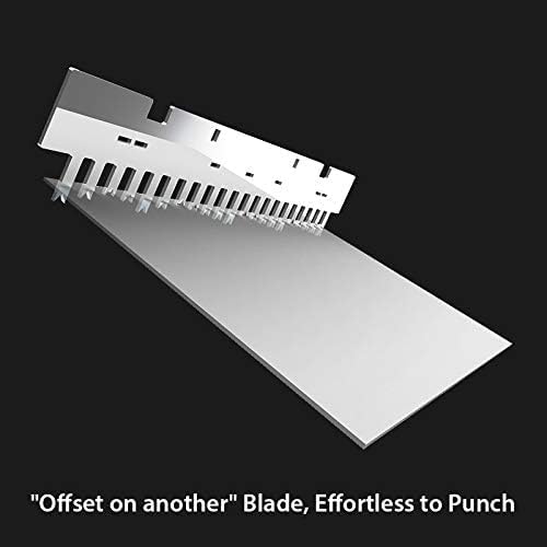 OFFNOVA Binding Machine, 21-Hole 450 Sheets Paper Comb Binding Machine (100 PCS)