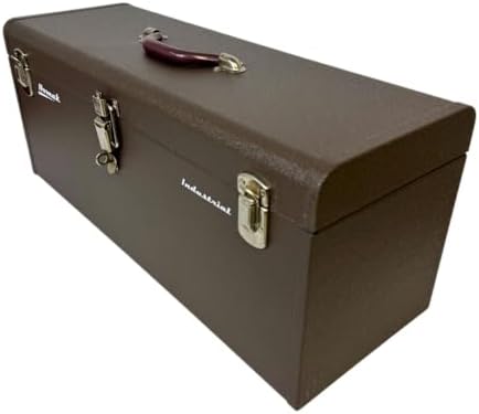Homak 24-Inch Industrial Steel Toolbox, Brown Wrinkle Powder Coat, BW00200240