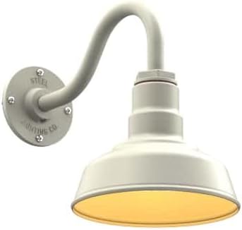Steel Lighting Co. Hawthorne Barn Light | Outdoor Wall Mounted | 8 inch Dome |