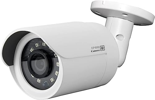 real hd 4mp poe ip bullet outdoor camera shown in use