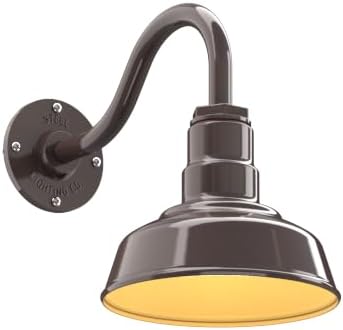 Steel Lighting Co. Hawthorne Barn Light | Outdoor Wall Mounted | 8 inch Dome |