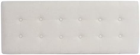 Spatial Order 46" Tufted Storage Bench - Cream